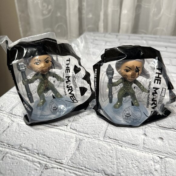 McDonald’s Happy Meal Toy The Marvels #8 Kree Supremor Dar-Benn Sealed LOT of 2 - Picture 1 of 7